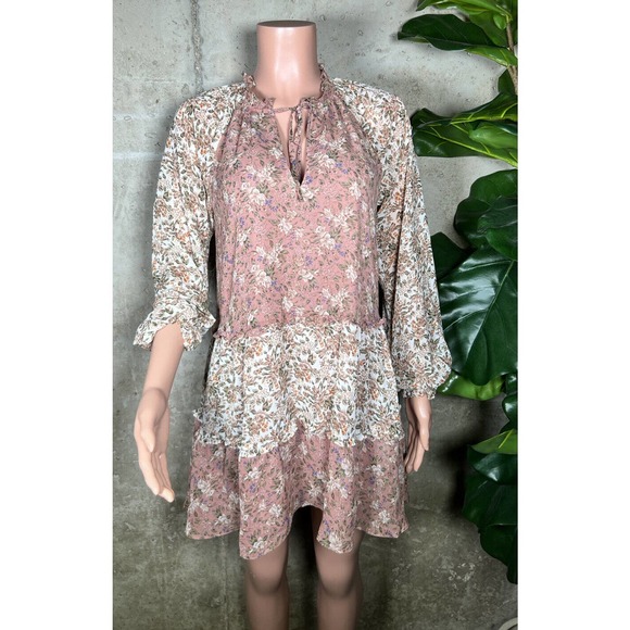 Show Me Your MuMu Dresses & Skirts - Show Me Your MuMu Chiffon Floral Dress Sz. XS NEW